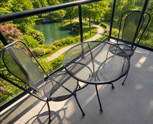 Patio table w/2 chairs