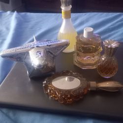 5 Vintage Avon Collector Cologne/Perfume Bottles 