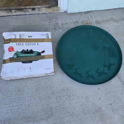 Heavy duty real Christmas Tree Stand & Floor Protector 