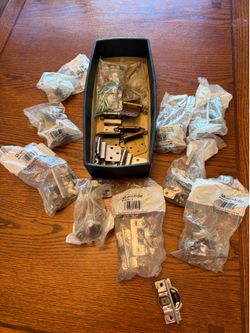 LOT Various Cabinet Hinges ALL FOR