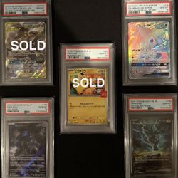 TRADE: PSA 10 Pokemon Cards: Lucario & Melmetal GX Pokemon (ENG) + Zekrom ex(JP) + Jirachi GX(JP) + Mewtwo(JP) Art Rare 