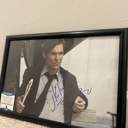 MATTHEW MCCONAUGHEY AUTOGRAPH