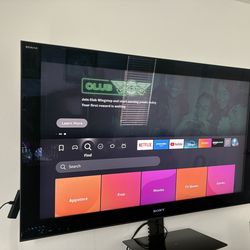 Sony 55” Bravia TV +Wall Mount