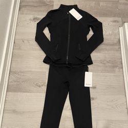 Lululemon Black Luon Set Size 6