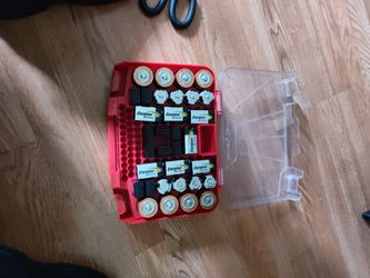 Brand New Battery Daddy Organizer Full Of DC And 9V Batteries Brand New