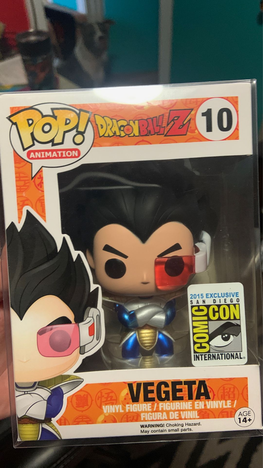 Vegeta 2015 San Diego comic con exclusive funko