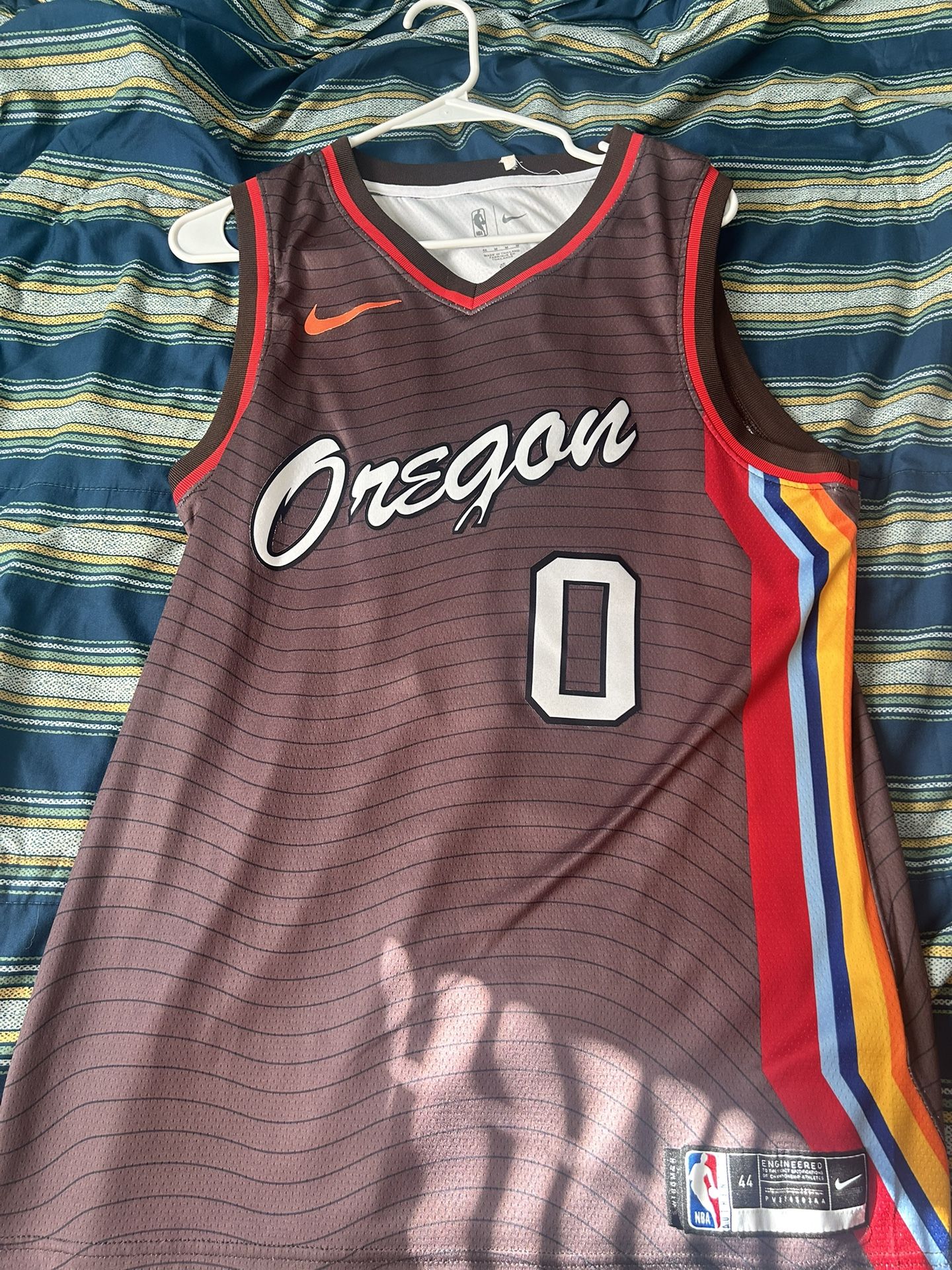 Men’s Damian Lillard Nike Oregon City Jersey 2020-21 
