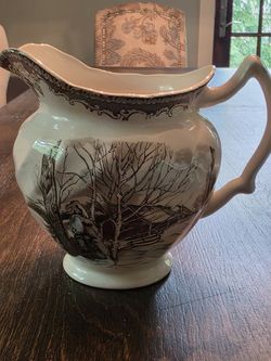 Friendly Village Sugar Maple 6" Pitcher Red Mark
