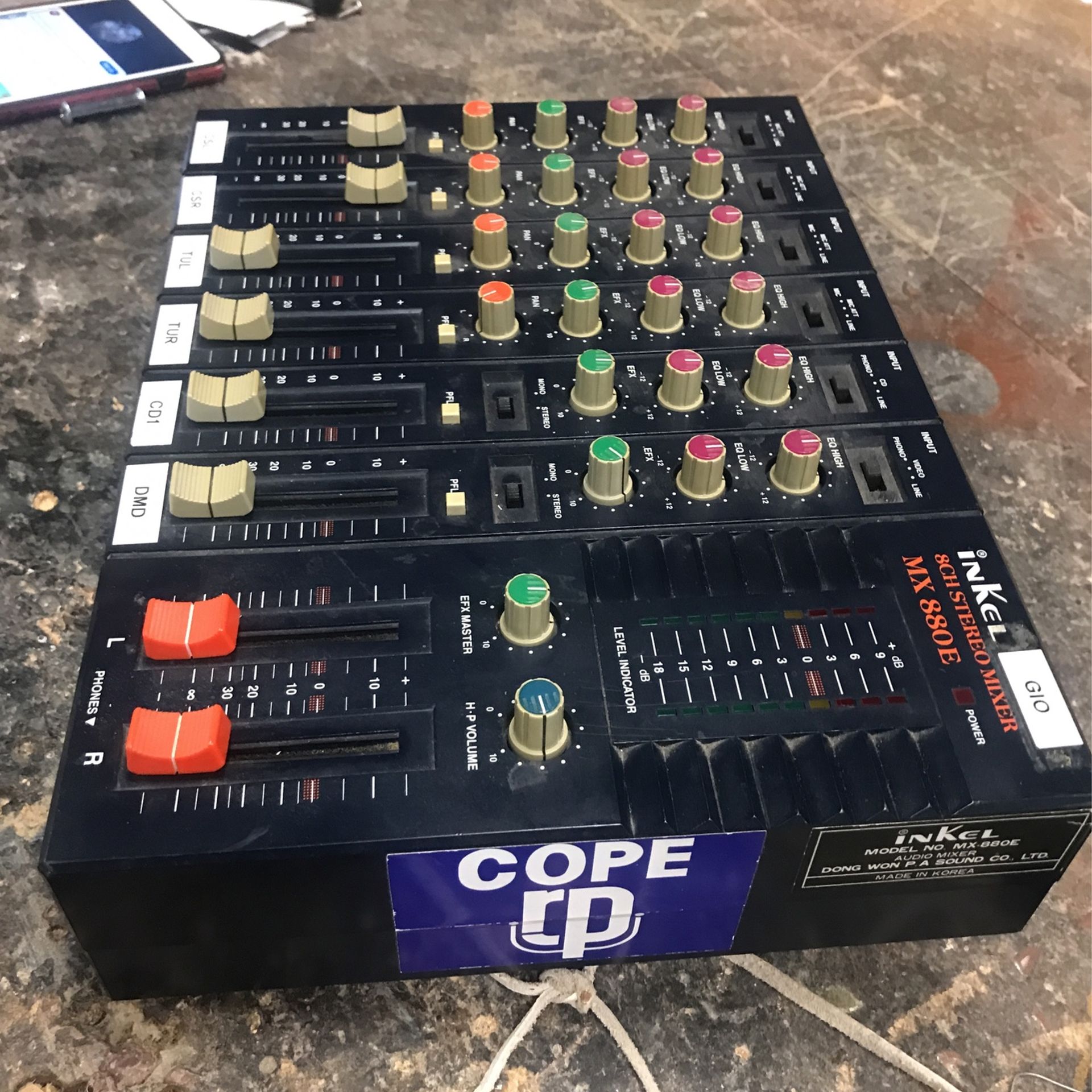 inKel Dj Mixer 8 Chanels