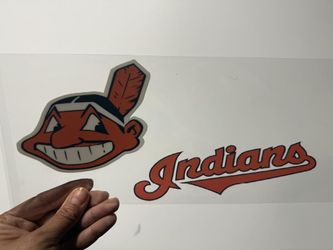 Cleveland Indians UV Sticker