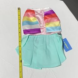 Super Pet Korean Hanbok Outfit/ Dress For Sm Pet 12-14 Lbs