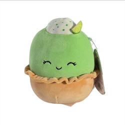 Kellytoy Squishmallows Key Lime Pie Plush 5" Stuffed Animal Mini Desert NWT