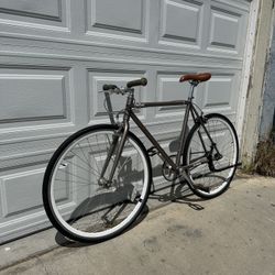Critical Fixed Gear Bike Silver