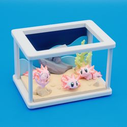 Axolotl toy playset