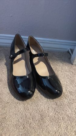Black formal girl heel