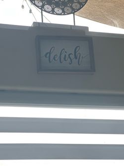 Delish Decorative Wood Sign