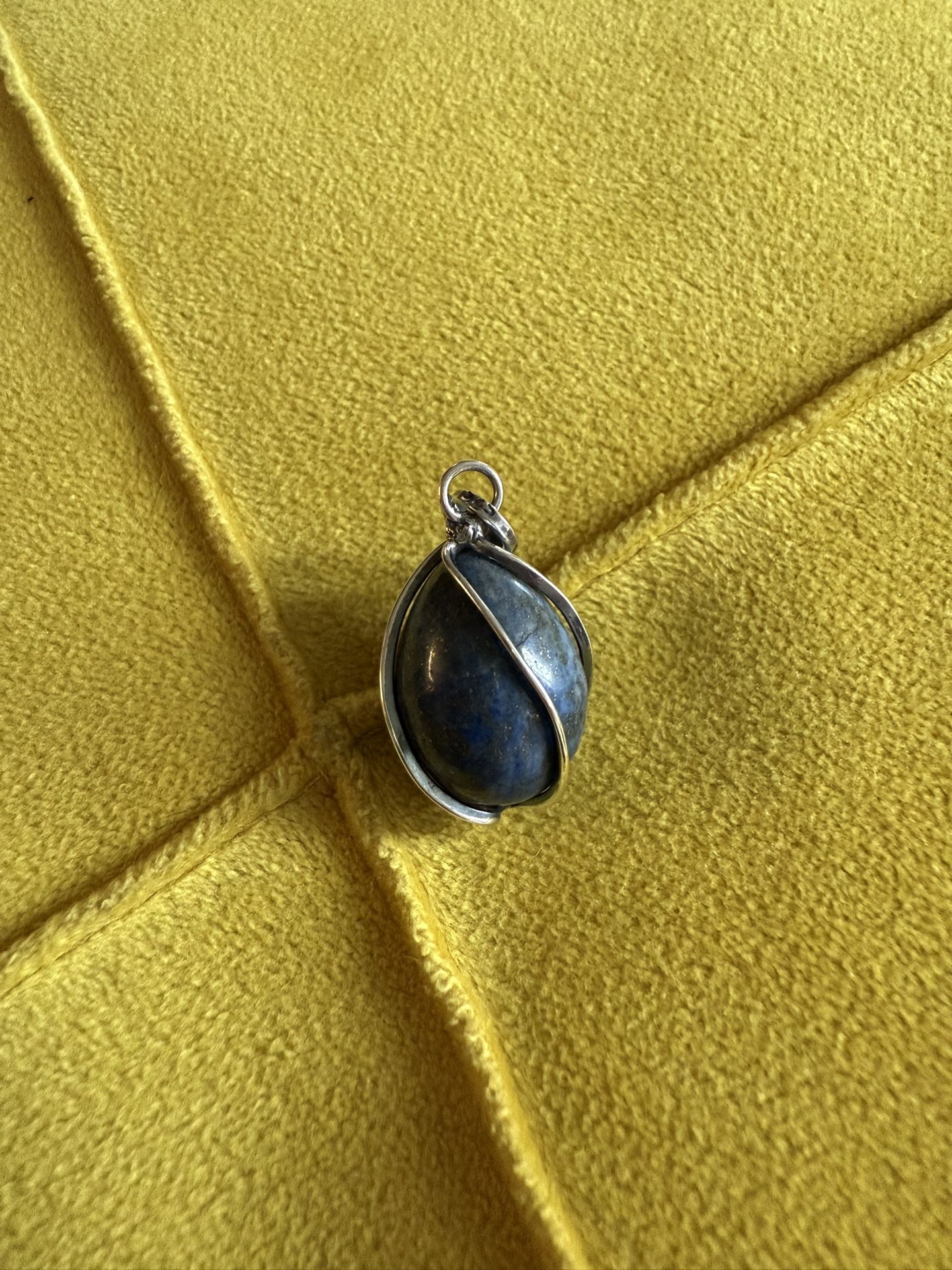 925 Blue Lapis Pendant