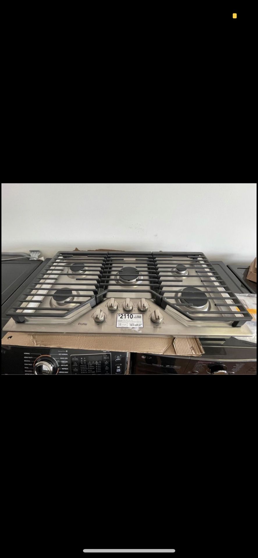 Ge profile 36” Gas Cooktop