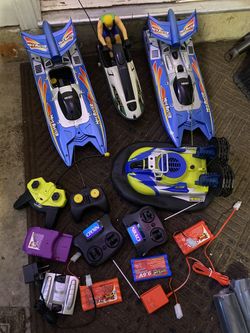 Vintage Rc vehicles-Wave blaster,hover craft,jet ski
