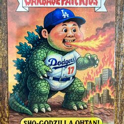 Garbage Pail Kids Sho-Godzilla Ohtani Custom Shohei Ohtani Refactor Custom GPK