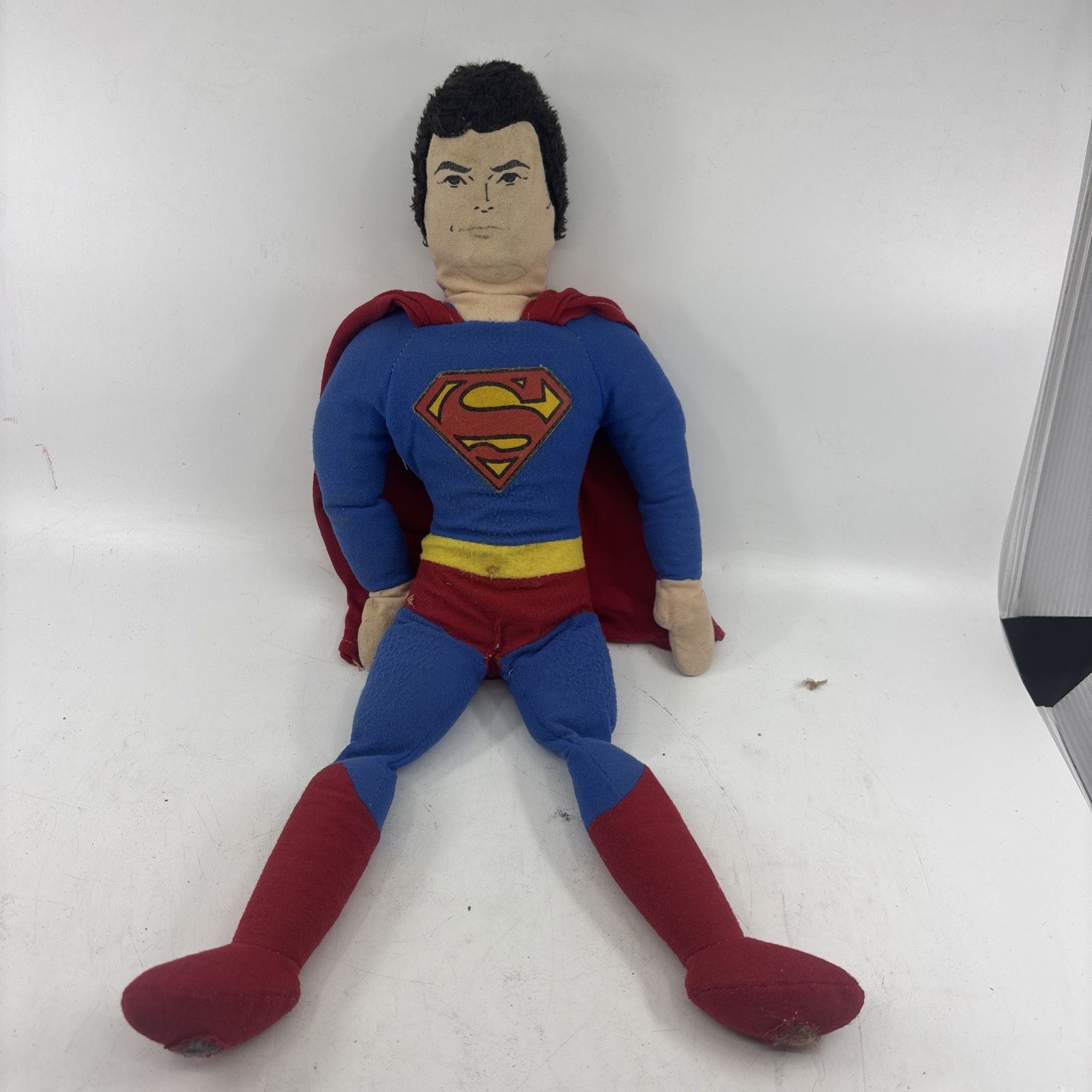 Vintage Superman 1978 USA About 20"  Fabric Doll SEE PHOTOS