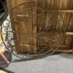 DECORATION, WALL DECO,  29" diameter; cross streets are Arapaho & Waterview 