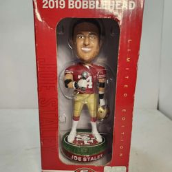 Joe Staley Bobblehead 2019 San Francisco 49ers NFL Football Idegy Bay Area Bang