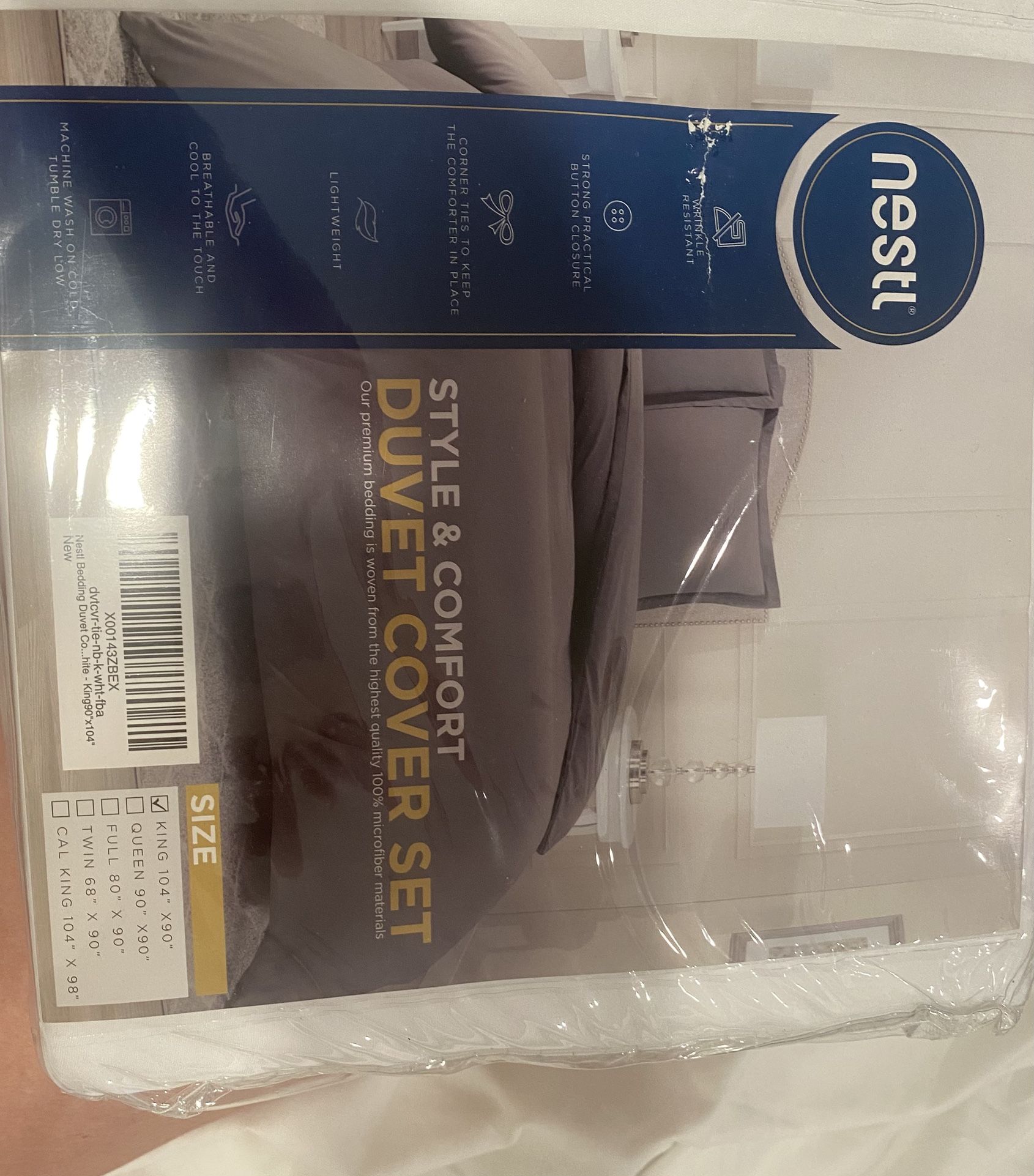 King Size Duvet Cover And Two Shams