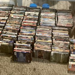 Huge Collection Of DVD’s And Some VHS Videos