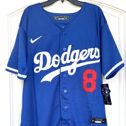 SMALL + LARGE - DODGERS #8 KIKE HERNANDEZ JERSEY