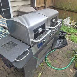 Barbecue/Pelket Smoker That Needs Cleaning