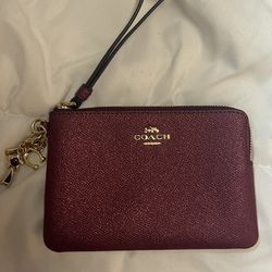 Sparkly Coach Wallet w/ Charms 