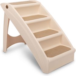 PetSafe CozyUp Folding Dog Stairs, Portable Indoor/Outdoor Pet Steps for Bed, Couch & Car, Tan, 20 Inch  Portable Pet Stairs: These sturdy, lightweigh