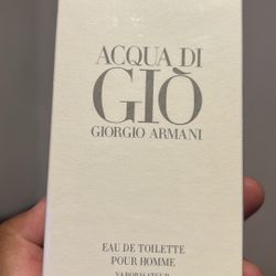 Acqua De Gio Giorgio Armani Eau De Toilette 3.4 Oz 100 ML