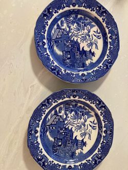 Willow dessert plates