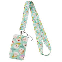 Disney Cartoon - Snow White - Dwarfs - Lanyard Keychain Cardholder USB Holder