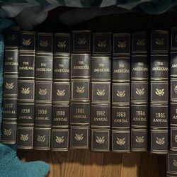 Vintage encyclopedia Americana 30 volume set plus annuals 1957 to 1967 hardcover well care for smoke free military home 299 or best offer reasonable o