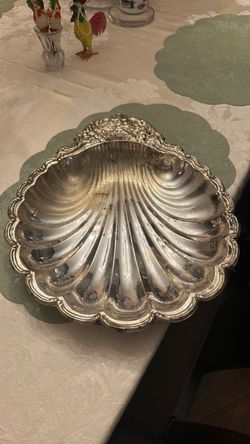 Vintage Silver plate Clam