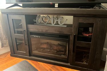 Electric fire place and coffee table