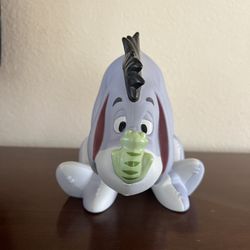 Eeyore Piggy Coin Bank Frog On Nose Spring Has Sprung Pooh And Friends Ceramic  