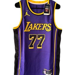Los Angeles Lakers Luka Doncic Purple Basketball Ju