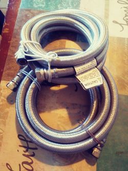 Dishwasher supply water lines.