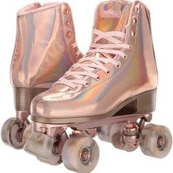Impala Girls's Quad Roller Skates, Marawa Rose Gold - Size 8 Brand New