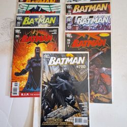 Batman #700-705, #709-710, #713 DC Comics Lot of 9
