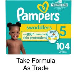 Pampers Swaddlers Size 5 Diapers -Pañales 
