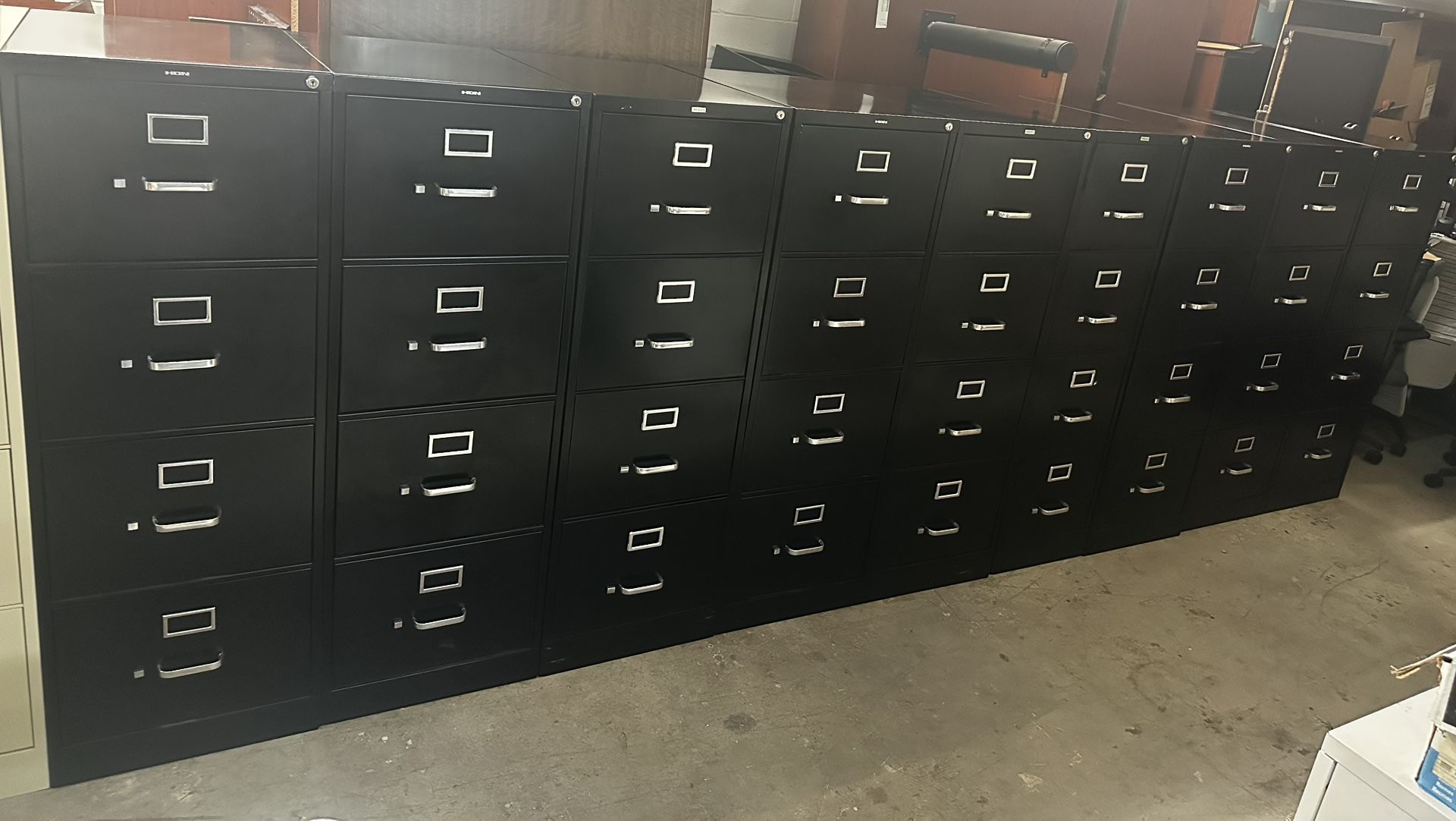 OFFICE/HOME FILE CABINET 4 DRAWERS METAL FILE BLACK