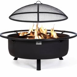Fire Pit With Grill Option