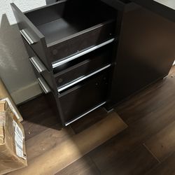 Dark Brown Office Desk 
