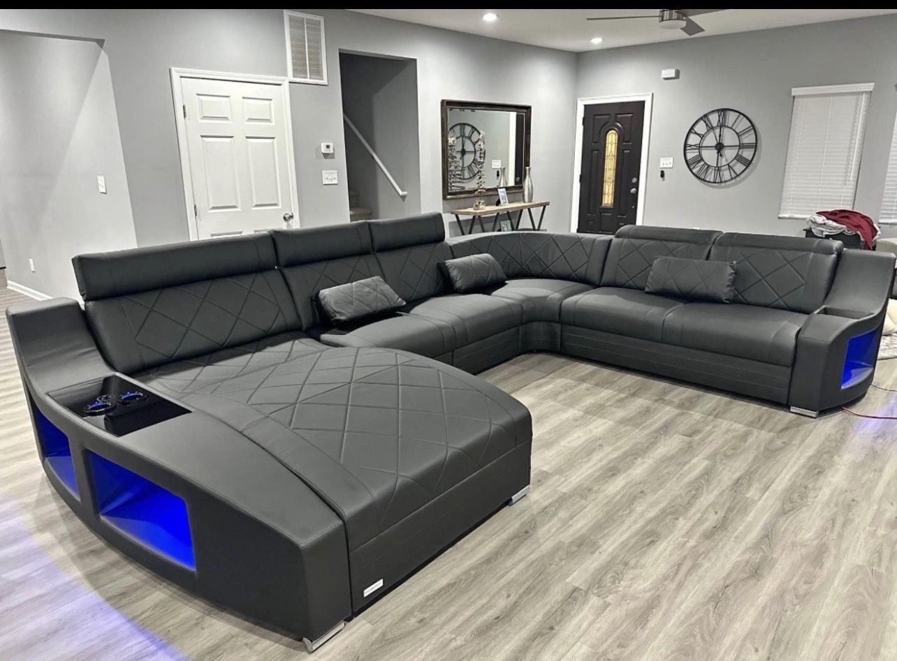 Sectional W/ LED Lights