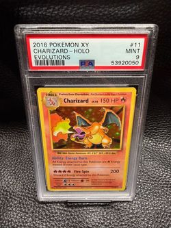 CHARIZARD HOLO 11/108 2016 EVOLUTIONS PSA9